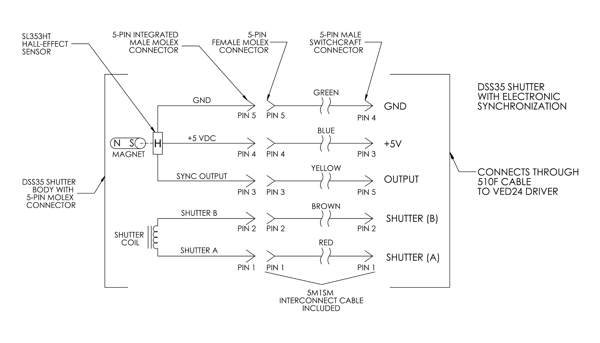 Uniblitz DSS35B Electronic Sync Schematic Diagram