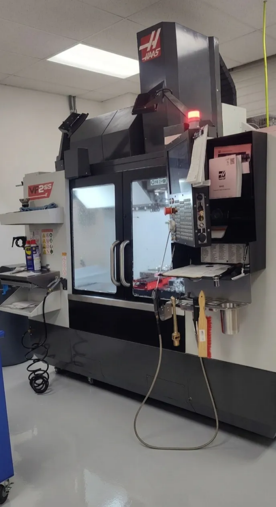 New Haas CNC machine at Uniblitz